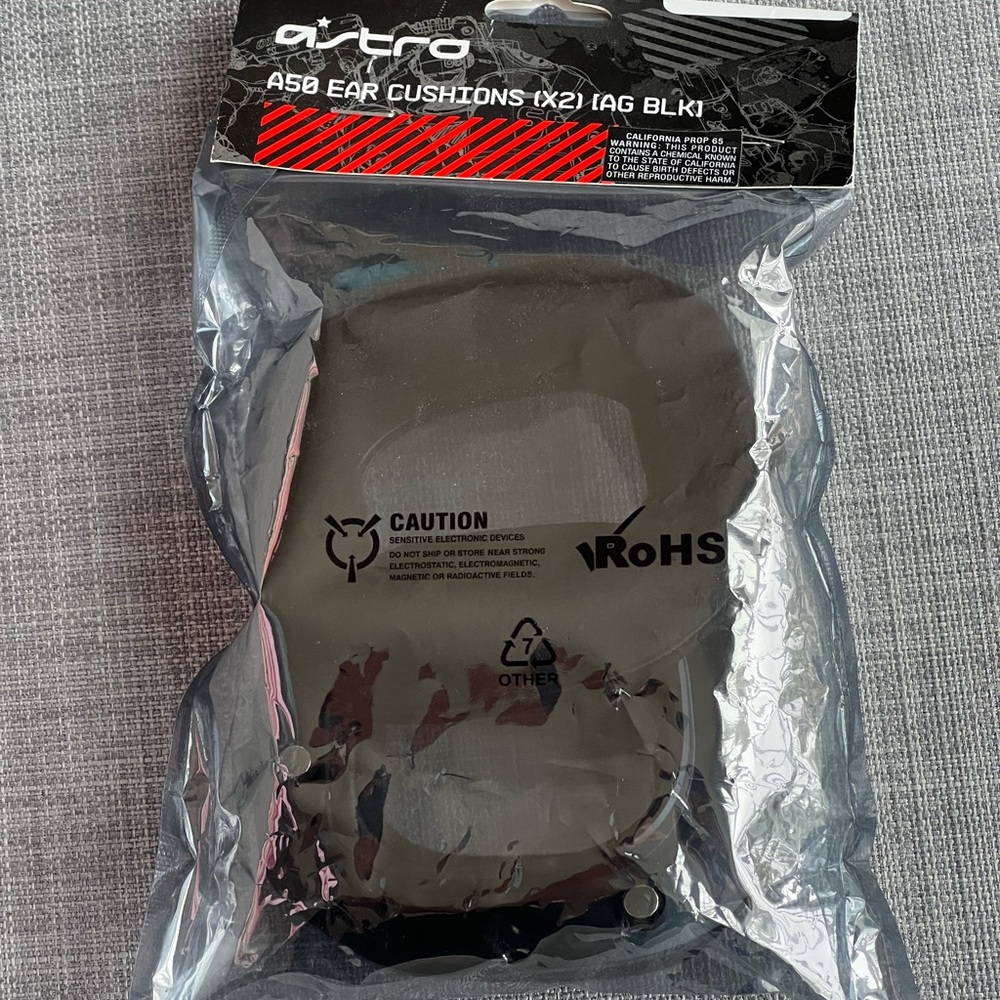 Astr Black Ear Cushions